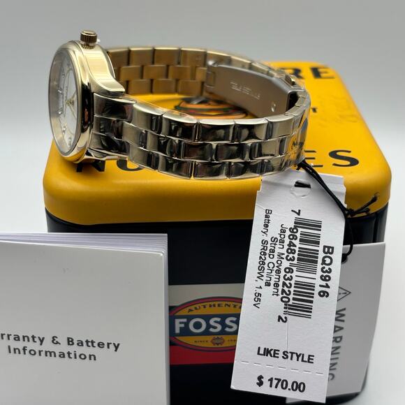 Fossil BQ3916 Women’s Modern Sophisticate 30mm Gold-Tone Stainless Steel – NWBT - Picture 4 of 15